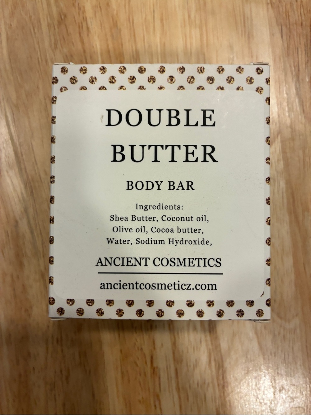 3/$10 Ancient Cosmetics Double Butter Shea & Cocoa Butter Soap Body Bar